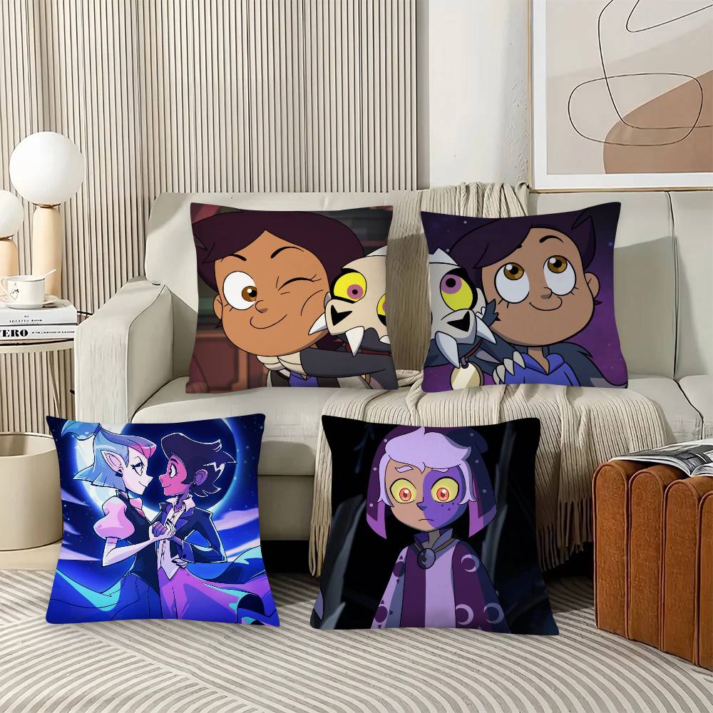 1Pc Anime-The Owl Houses Pillow Case Fashion Square Pillowcase Bedroom Sofa Room Ins Decoration Leisure