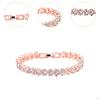 Chaîne Bracelet Femme Élégant Bijoux de Mode Strass pour Été Soirée Costumée Anniversaire
