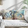 Dreamy Oceanic Vibe Pillow CoversLiving room sofa cushion cover, soft and comfortable, bedroom room decoration