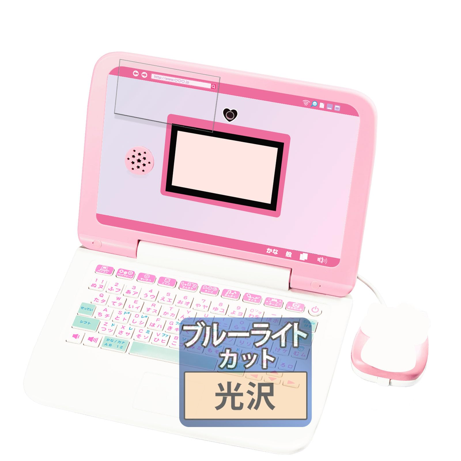 FILMEXT Каваий Пленка для Украшения Камеры и Мыши с Персонажами Sanrio, Защитная Пленка для Экрана ПК, Сделано в Японии, Блокировка Синего Света, Ультрапрозрачная, BGOD00072