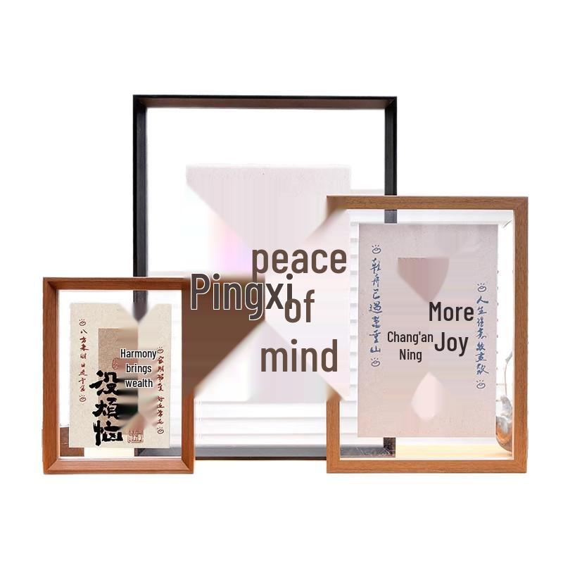 Double-Sided Clear Acrylic Photo Frame for A4/A3 Display
