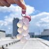 Acrylic Grape Bunch Keychain: Cute Couple Bag Charm & Creative Car Keyring for Women