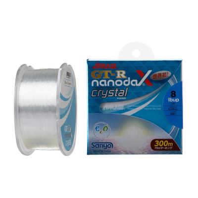 Sanyo Nylon NanodaX Line, Approved GT-R nanodaX Crystal Hard, 300m, 3.5lb, Crystal Clear