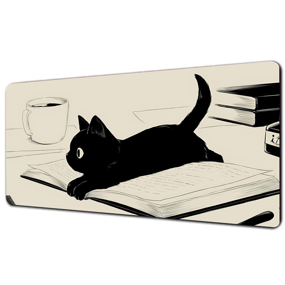 Kawaii Cats Mouse Pad Mousepad Large Abstract Mouse Pad Gaming Deskmat With Lockedge Office Nonslip Carpet Deskmat