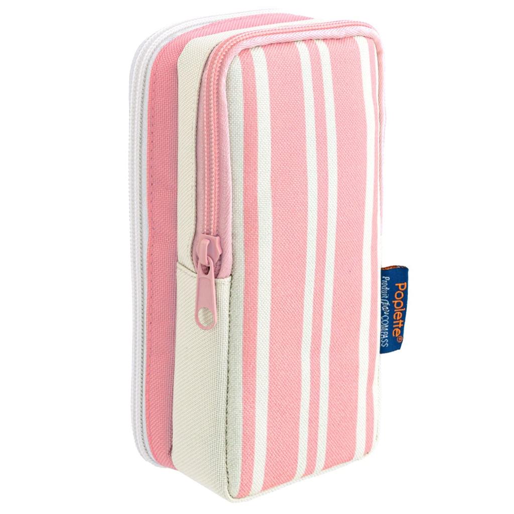Nikken Cancelleria Poplette Pen Rosa Ciliegia Custodia Verticale/Orizzontale, Righe, PLPS-PK