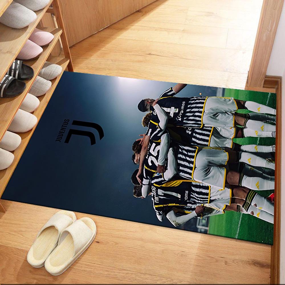 Juventus Floor Mat Perfect For Dormitory Game Room Living Rooms Study Room Antislip Carpet Anime Office Decor