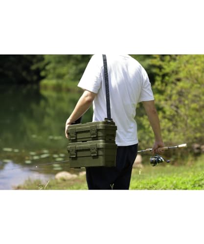 RISU Úložný box Kufr Náklad Náklad Náklad Náklad Přibl. 6L Black Made in Japan S-6 Box na nářadí Venkovní skladování Camping Vodotěsný GHON188