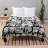 Shigaraki Collage Black and White Version Throw Blanket Kid'S Beach Heavy Blankets