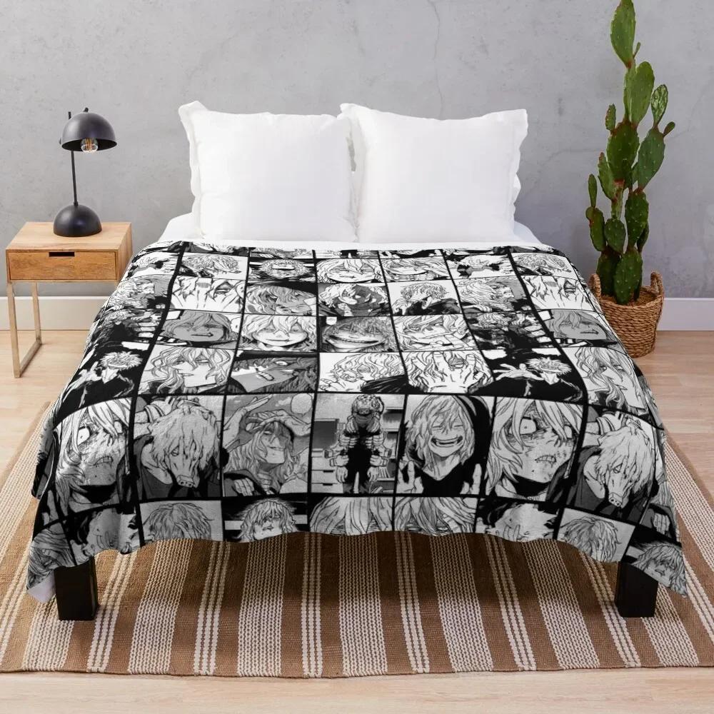 Shigaraki Collage black and white version Throw Blanket Kid S Beach Heavy Blankets 80x120cm(31x47inch)