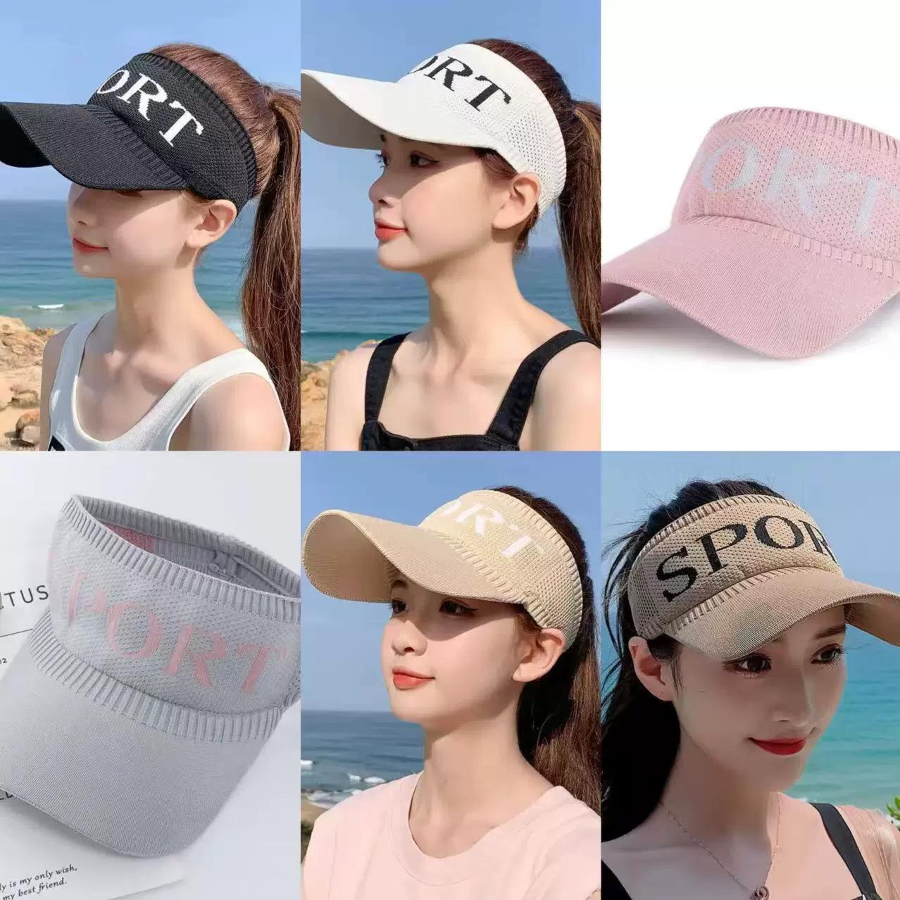 

Quick-Dry Duckbill Ponytail Sun Hat with Mask for Summer - Open Top, Sunshade Protection