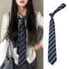 Unisex Tie Striped Print Necktie