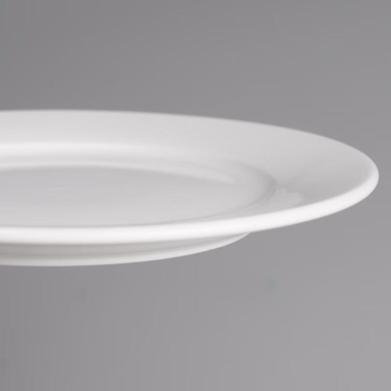 16-inch Round Ceramic Flat Dinner Plate