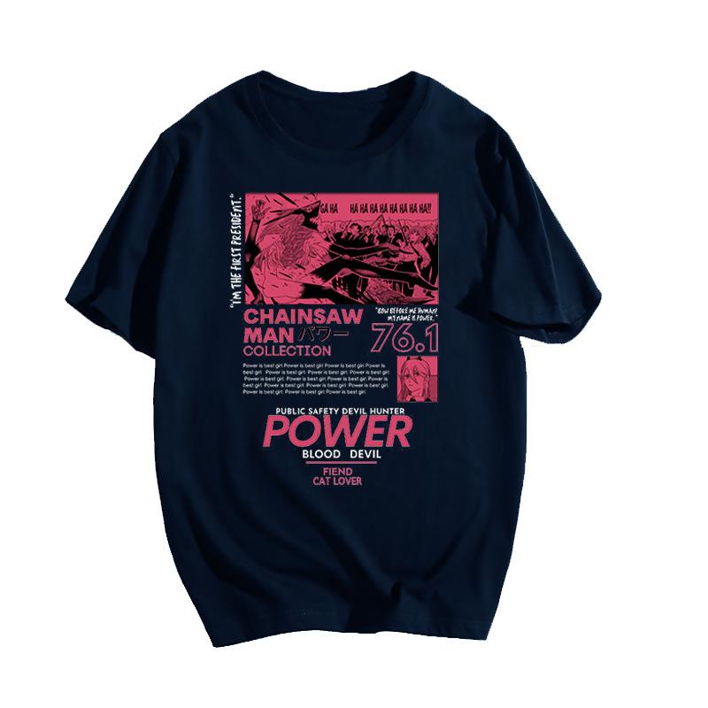A Corpse Is Talking Japanese Anime Chainsaw Unisex Tshirt Cotton Graphic Tee Unisex Unisex Summer Streetwear