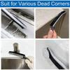 3 Pcs Corner Cleaning Brush, Bathroom Brush with Stiff Bristles, Crevice and Grout Cleaning Brush