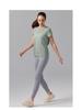 Women's Breathable Short Sleeve Yoga T-Shirt with Hollow Beautiful Back - Lightweight Dance Fitness Cover-Up Running Top