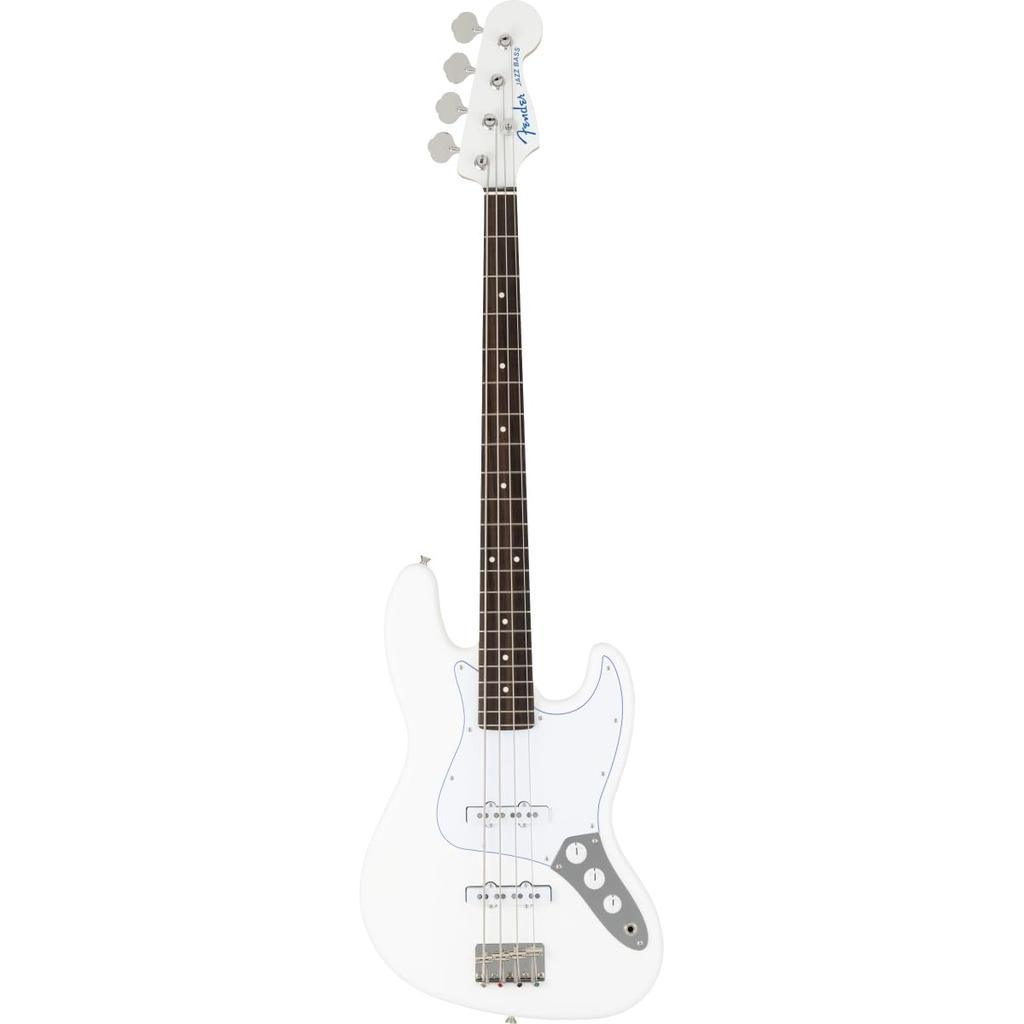 Fender/Made in Japan Limited Hybrid II Jazz Bass Blanc Rosewood Fingerboard White