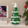 300ML Christmas Soap Dispenser Santa Snowman Penguin Pump Bottle Shampoo Lotion Refillable Container Bathroom Accessories