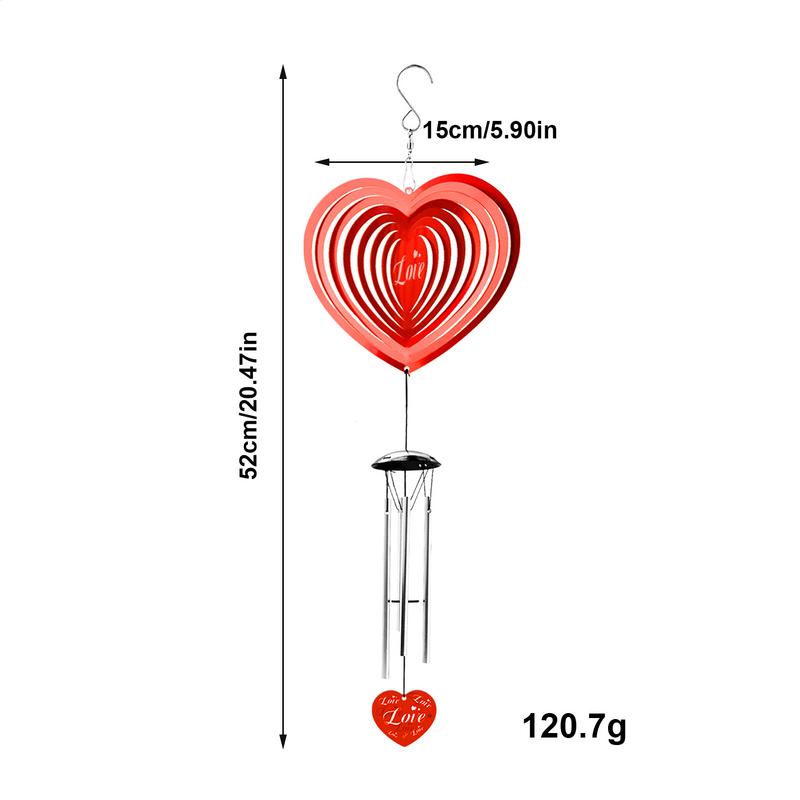 Outdoor Wind Chimes 3D Decorative Rotating Scare Bird Away Wind River Garden Spinners Pendant Lawn Ornament Yard Art Decor For