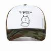 Korea Fashion Cute Cartoon Panda Baseball Cap Outdoor Adjustable Summer Mesh Breathable Racing Trucker Hat