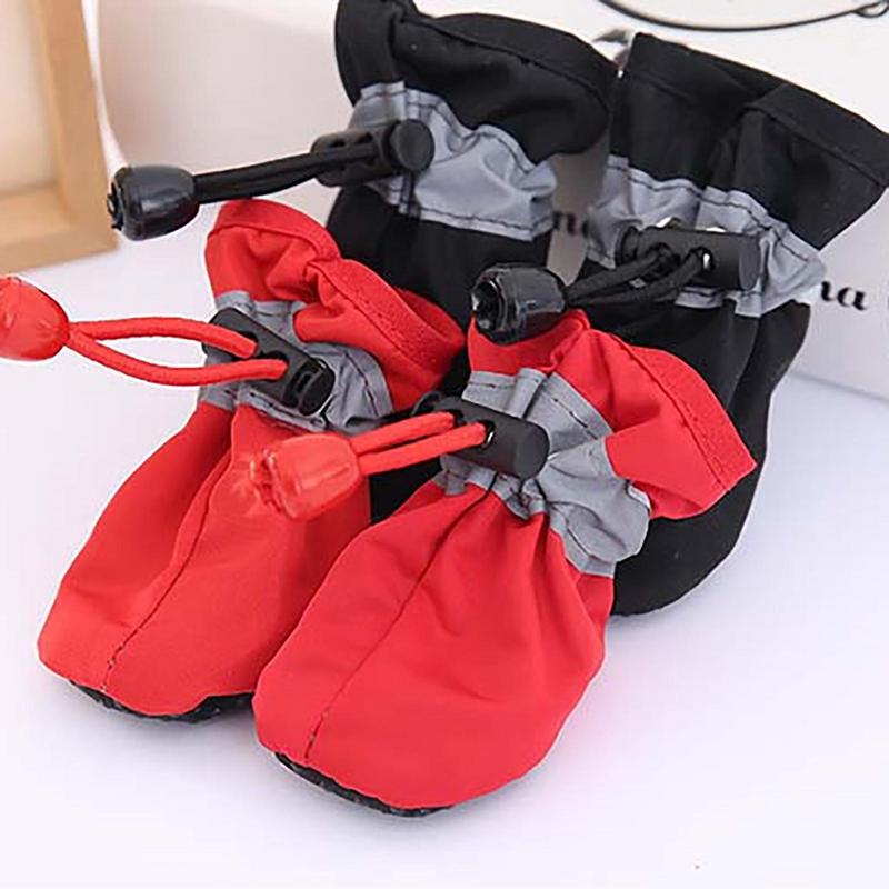 Waterproof Dog Shoes Waterproof Antiskid Puppy Shoes Anti slip Rain Boots Dog Paw Protector Pet Booties Pet Paw Accessories