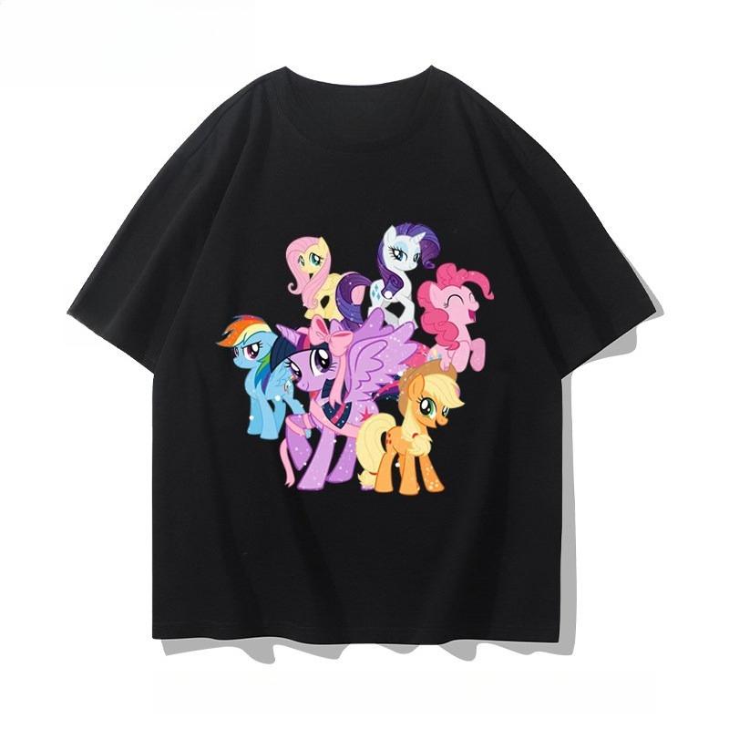 2026 summer new Little Pony animated series Briq Yunbao related products shortsleeved Tshirt for both Unisex and Women
