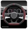 Ultra-Thin Suede Steering Wheel Cover for Geely Galaxy E8: Non-Slip, Sweat-Absorbing, Perfect for Autumn and Winter.