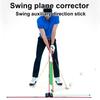 Golf Alignment Stick Holder Swing Practice Plate Trainer Golf Swing Alignment Rod Swing Angle Adjustment P osture Correction Aid