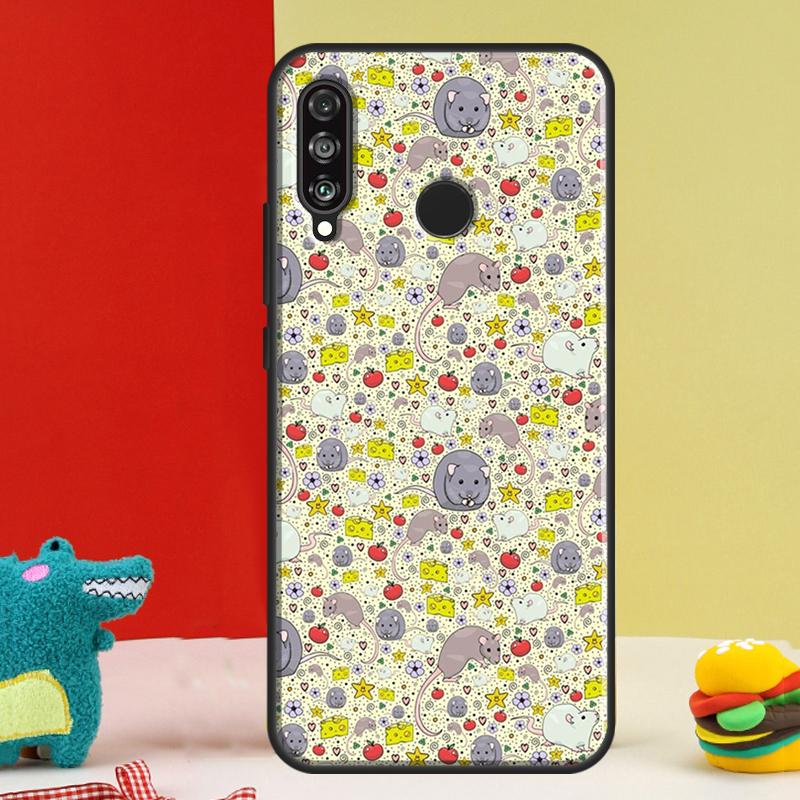 Mouse Rat For Huawei Nova Y91 Y90 Y60 Y70 Y72 Y61 9 10 SE 12i 12s 11i 5T P60 Pro P20 P30 P40 Lite Case