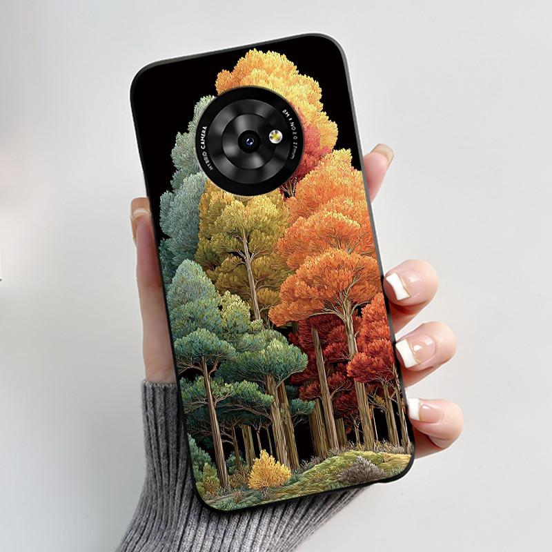 Casing For TCL Suixuetang M1 / OneTouch T615N Phone Case Luxury Dragon Cute Cool Boys Girls Soft Silicone Back Cover Black Shell