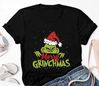 SICAK Mutlu Grinçmas Tişörtü, Grinç Noel 2024 Tişörtü