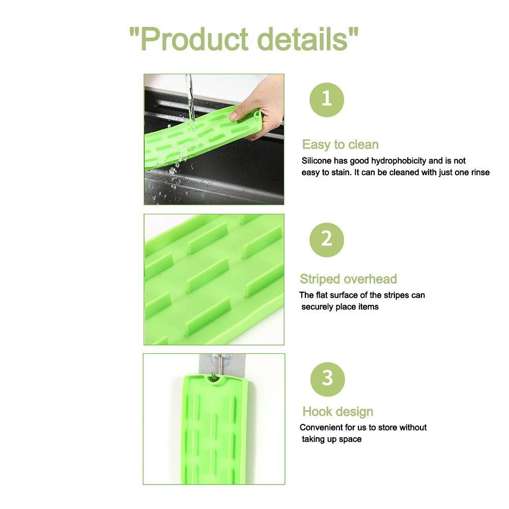 Multi-function Countertop Pot Lid Storage Mat Non-Slip Splash Kitchen Sink Pad Countertop Protector Faucet Draining Mat