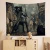 Action Game BBloodborne Cartoon Tapestry Wall Hanging Decoration Household Home Decor