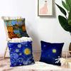 V-Van Gogh Pillowcase toon Gift Cushion Cover Bedroom Home Sofa Chair Seat Decor pillow case