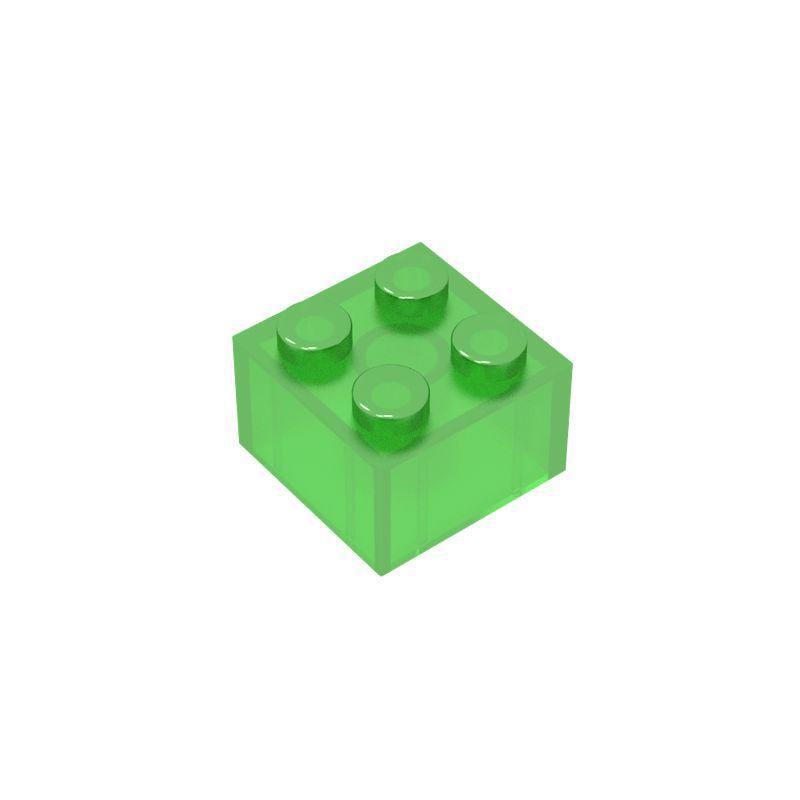Non-Toxic 10Pcs 3003 2X2 High 4-Hole Building Block Moc Color Loose Parts Compatible With Brick Diy Children'S Toy Assembly