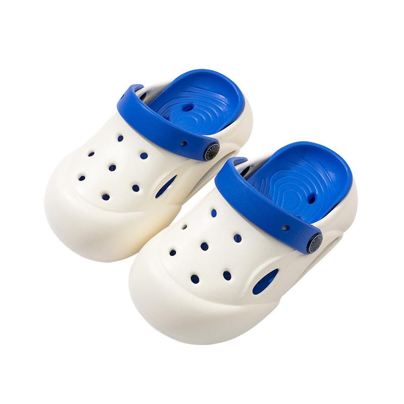 Children's cool slippers boys summer baby home shoes hole shoes indoor children sandals girls non-slip beach shoes