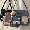 Wasserdichte Canvas-Damenhandtaschen-Umhängetasche, Nylon-Damen-Umhängetasche, Oxford-Umhängetaschen, Tragetaschen, Büchertaschen für Mädchen, Schulranzen