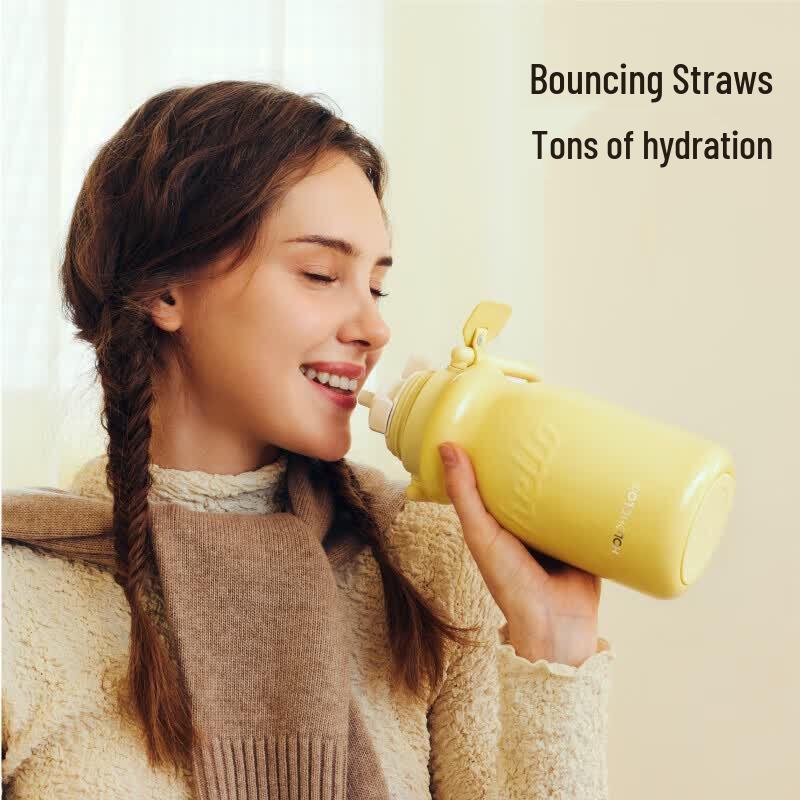 HOLOHOLO 316 Stainless Steel Insulated Straw Bottle