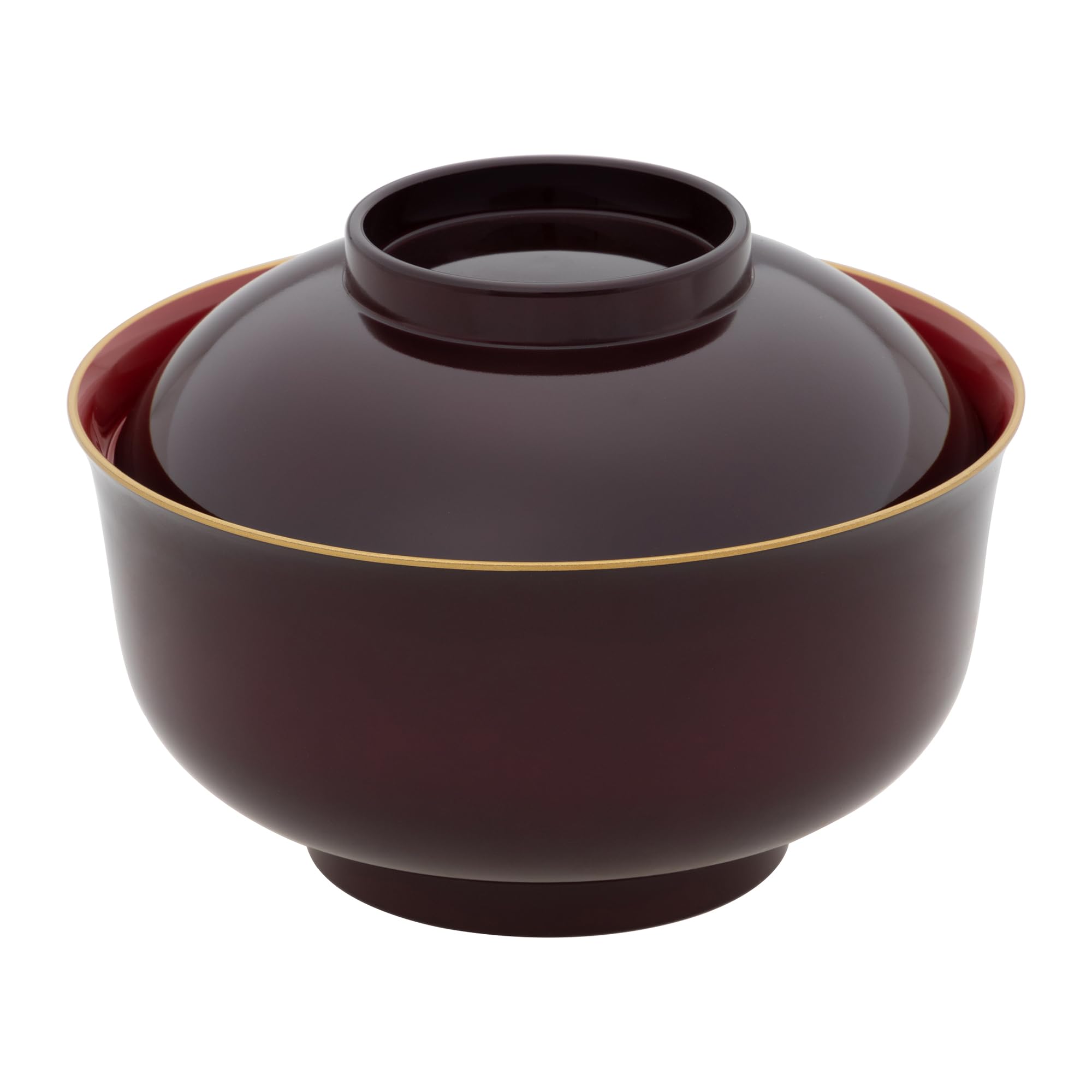 

zoni soup with microwave Tamebuchi microwave dishwasher Japanese Yamanaka traditional made in Japan yam005 Yamanaka-lacquered bowl, bowl, lid, large,