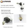 LINGQI RACING Hollow Threaded Ball Head Left Right Swing Arm Balls Joint For 50cc-110cc UTV ATV Quad Bike Dune Buggy Parts