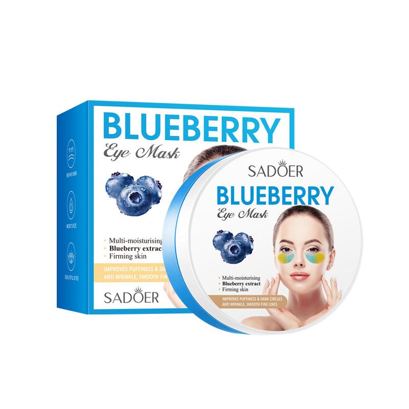 

Увлажняющая укрепляющая маска для глаз SADOER Blueberry Moisturizing Eye Mask Увлажняет глаза Подушечки для глаз Уход за глазами blueberry