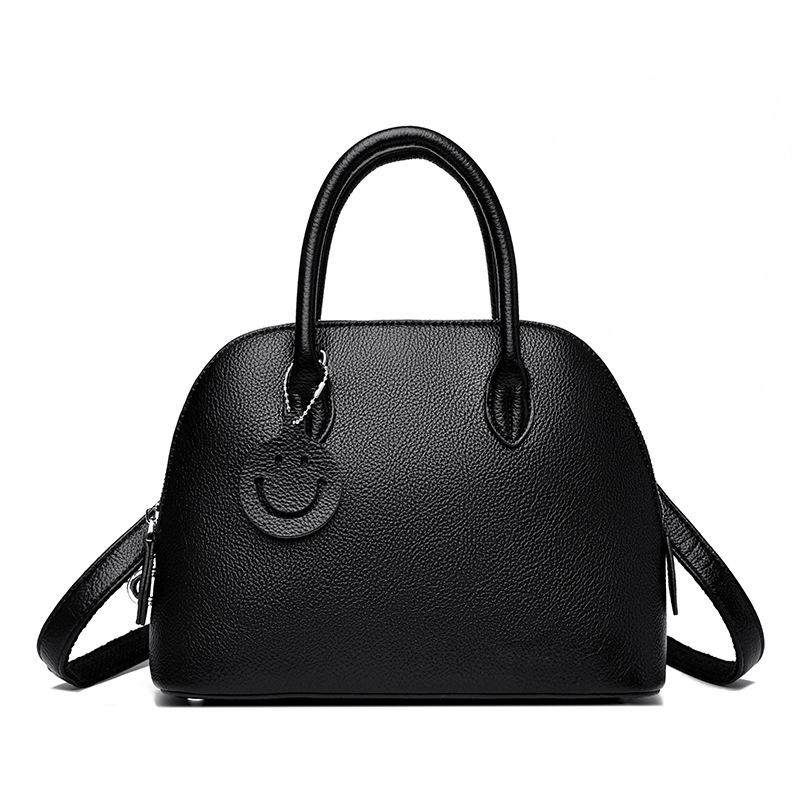 

Модная сумка-ракушка на одно плечо, через плечо, ручная с большой вместимостью для поездок на работу чёрный