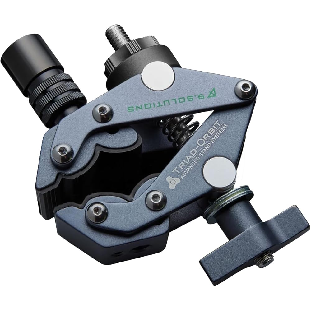 

TRIAD-ORBIT IO-GC Grip Clamp [Equipped with a strong and durable IO QuickChange Coupler and a clamping/locking mechanism for secure attachment to trus