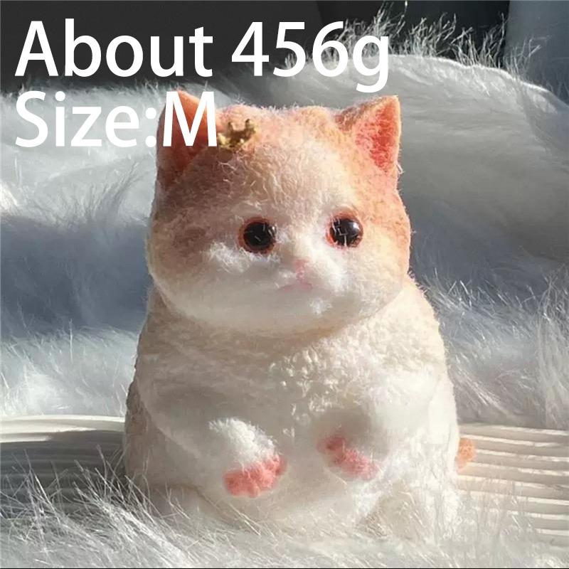 Süßes Tier Katze Quetschspielzeug Ultra Weich Stressabbau Knet-Fidget-Spielzeug Kawaii Sensorisches Spielzeug für Kinder Angstlinderung Schreibtischdekoration
