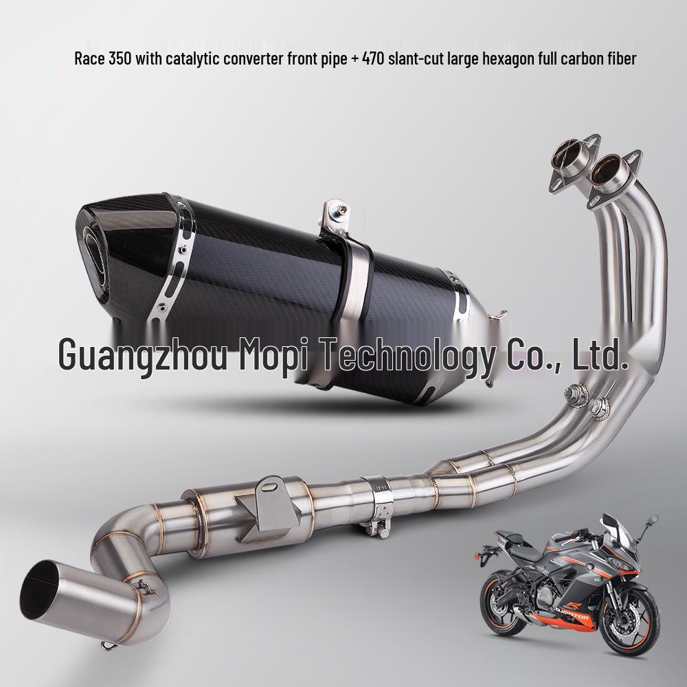 Stainless Steel Exhaust Muffler for Sai 350/400 - Front & Middle Sections, 51mm