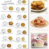 Cookie Press Piping Set Biscuit Maker Biscuit Mold Tool Biscuit Press Molds Cream Extruders Stainless Steel Material