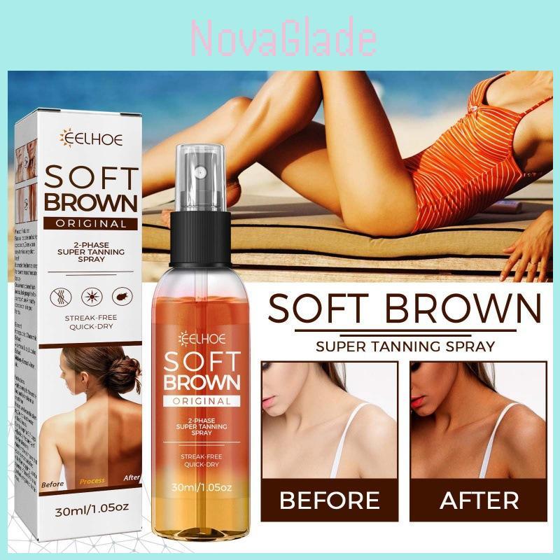 Eelhoe Sun-kissed Tanning Spray For Natural Bronzed Glow Perfect For Summer Beach Days