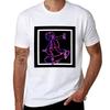 Tricou cu patinator siluetă mov Mărime mare pentru sală