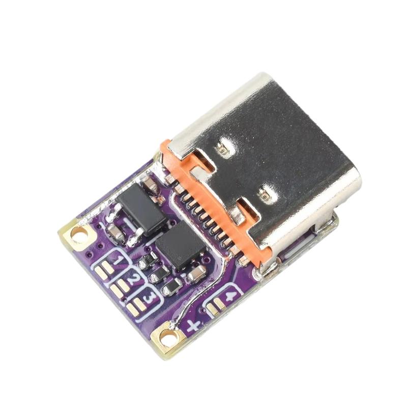 1Pcs Fast Charging Module - DC 5/9/12/15/20/28/36/48V Voltage Trigger PD To DC Type C Interface PD3.0 PD3.1 QC3.0 Deceiver