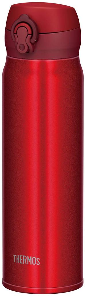 Thermos Vacuum Insulated Portable Metallic MTR Mug, 600ml, Red, JNL-604