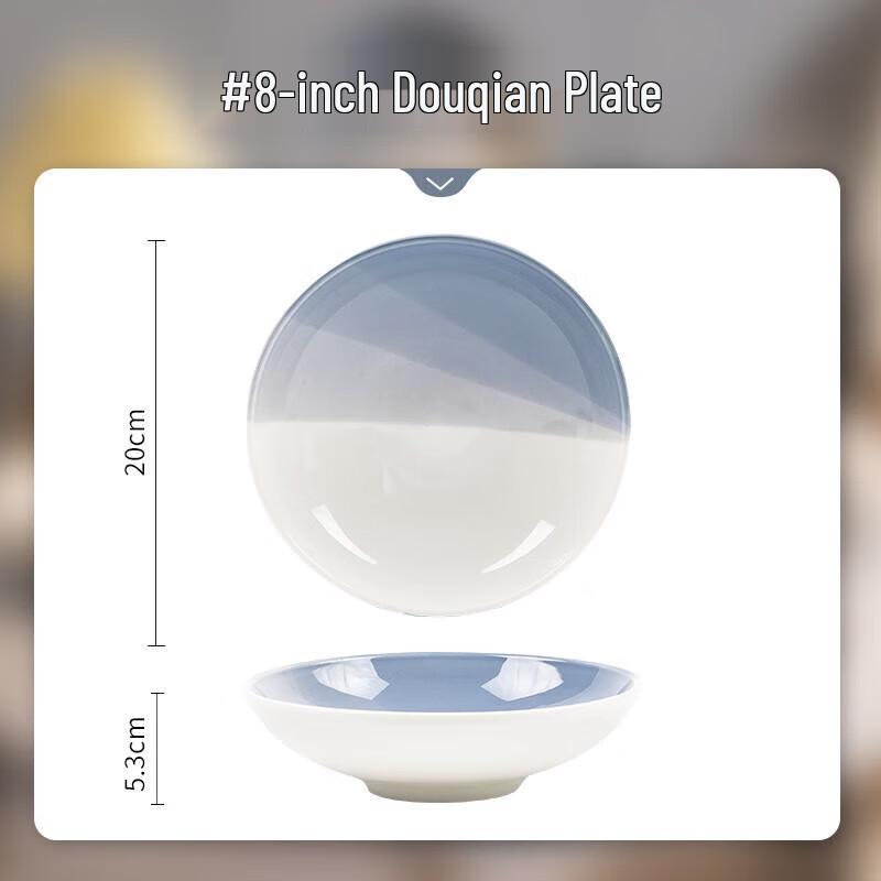 Mod Lanka Cream Style Ceramic Dinner Plate